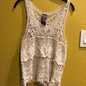 Lace tank